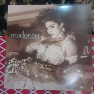 Madonna Like A Virgin vinyl lp record Sire 1-25157 , With Sleeve & Lyric Sleeve!